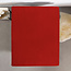 Eenpersoons jersey hoeslaken 135 g/m² rood 80/100 x 200 cm