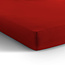 Eenpersoons jersey hoeslaken 135 g/m² rood 80/100 x 200 cm