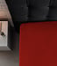 Eenpersoons jersey hoeslaken 135 g/m² rood 80/100 x 200 cm
