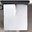 Splittopper Katoen Hoeslaken Wit 160 x 220