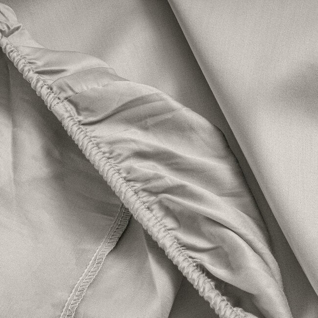 Primaviera Deluxe Satin fitted sheet cream 80 × 200