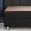 Topper Satijnen Hoeslaken Taupe 140 x 200