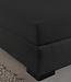 Eenpersoons jersey hoeslaken 135 gr. zwart 140 x 200 cm