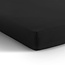Eenpersoons jersey hoeslaken 135 gr. zwart 140 x 200 cm