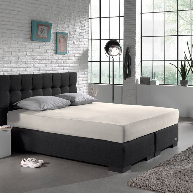 Dreamhouse Jersey only 135 gr. Fitted sheet Cream 80/100 × 200