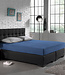 Eenpersoons jersey hoeslaken 135 g blauw 80/100 x 200 cm