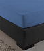 Eenpersoons jersey hoeslaken 135 g blauw 80/100 x 200 cm