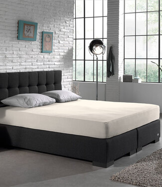 Dreamhouse Dubbel jersey 220 g hoeslaken crème 140 x 200/220