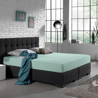 Dreamhouse Dubbel Jersey 220 gr. Hoeslaken Pastel Blauw 140 x 200/220