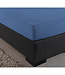 Eenpersoons jersey hoeslaken 135 g blauw 80/100 x 200 cm