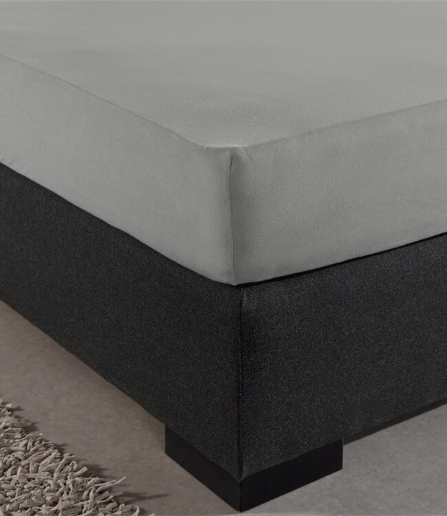 Dubbel Jersey 220 gr. Hoeslaken Grijs 140 x 200/220
