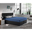 Eenpersoons jersey hoeslaken 135 g blauw 80/100 x 200 cm