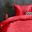 Beauty huidverzorging dekbedovertrek rood 240 x 220