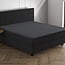 Dubbel Jersey 220 gr. Topper Hoeslaken Antraciet 190/200 x 220/230