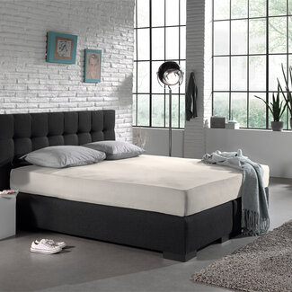 Dreamhouse Enkel Jersey 135 gr. Hoeslaken Creme 160/180 x 200