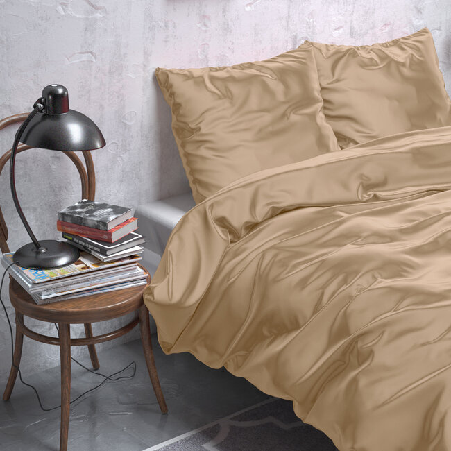 Beauty Skin Care Dekbedovertrek Taupe 240 x 220