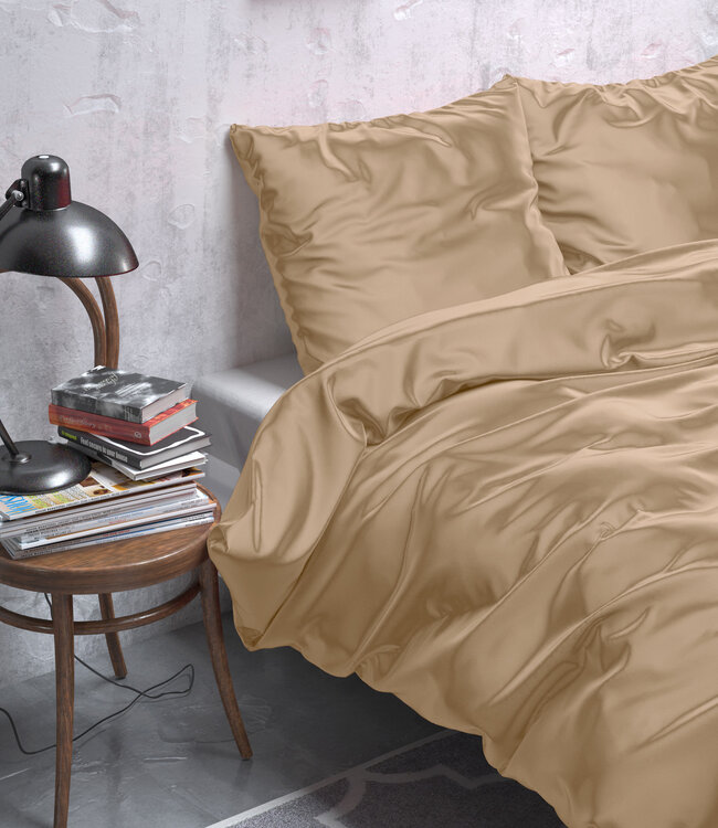 Beauty Skin Care Dekbedovertrek Taupe 240 x 220