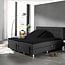 Dreamhouse Split topper cotton fitted sheet black 180 × 220