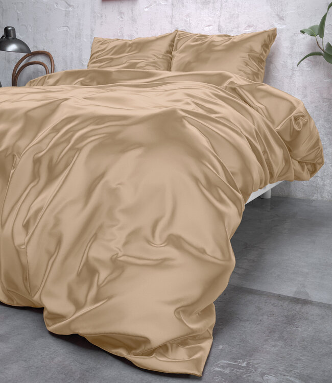 Beauty Skin Care Dekbedovertrek Taupe 240 x 220