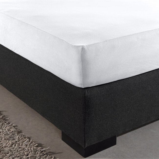 Dreamhouse Double Jersey 220 gr. Fitted sheet White 160/180 × 200/220