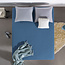 Dubbel jersey 220 gr. hoeslaken blauw 140 x 200/220