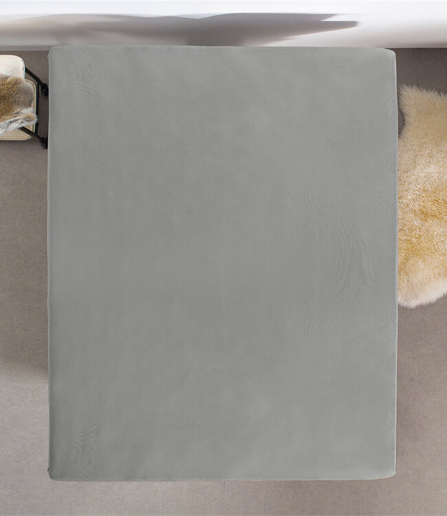 Dubbel Jersey 220 gr. Hoeslaken Grijs 80/100 x 220