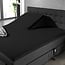Dreamhouse Split topper cotton fitted sheet black 180 × 220