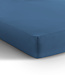 Dubbel jersey 220 gr. hoeslaken blauw 140 x 200/220