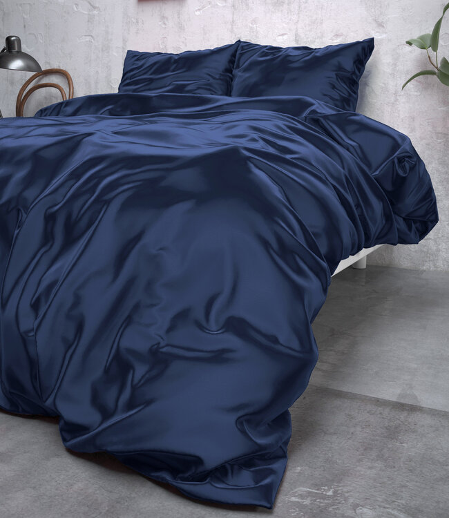 Beauty Skin Care Dekbedovertrek marineblauw 240 x 220