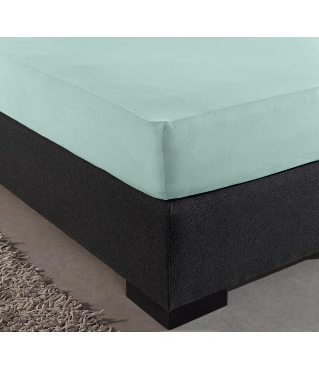 Dubbel Jersey 220 gr. Hoeslaken Pastel Blauw 140 x 200/220