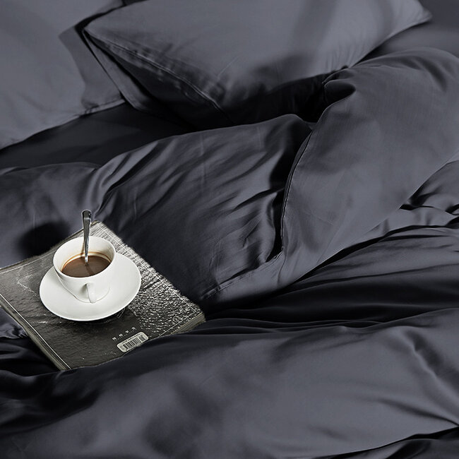 100% bamboe antraciet 140 x 200/220