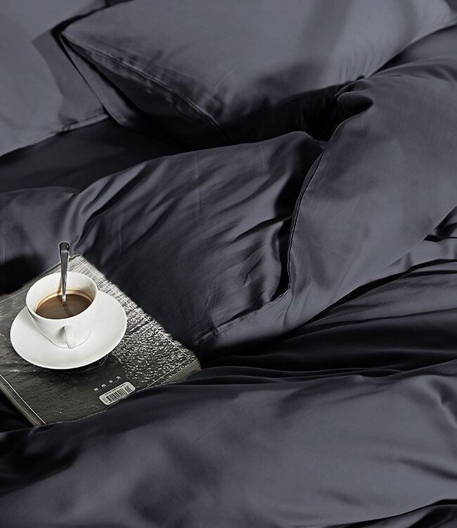 100% bamboe antraciet 200 x 200/220