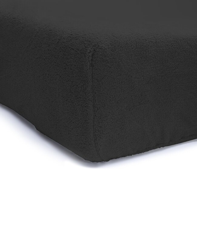 Teddy hoeslaken Antraciet 180 x 200