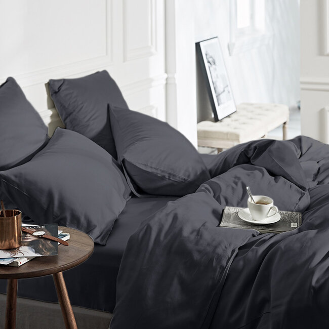 100% bamboe antraciet 140 x 200/220