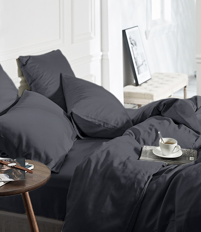 100% bamboe antraciet 240 x 200/220