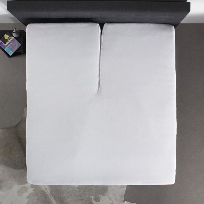 Waterdichte molton-matrasbeschermer / incontinentie splittopper-hoeslaken 140 x 200