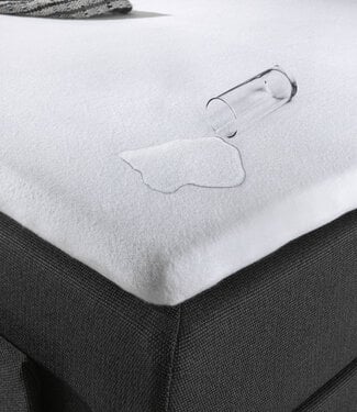 Dreamhouse Waterdichte molton matrasbeschermer/Incontinentie Topper Hoeslaken 140 x 200