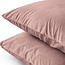 Velours kussenslopen set van 2 oudroze 60 x 70 cm