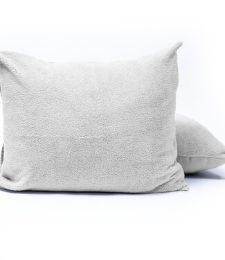 Sleeptime Teddy kussenslopen 2 stuks grijs 60 x 70 cm