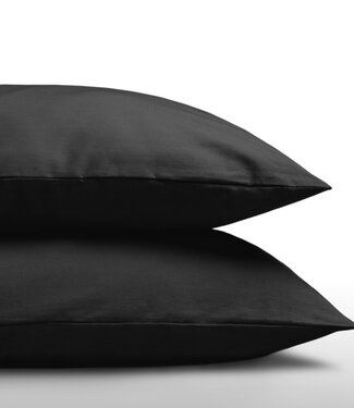 Dreamhouse Zwarte katoenen 2-in-1 kussenslopen