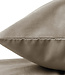 Fluwelen kussenslopen set van 2 Taupe/Grijs 60 x 70 cm