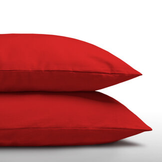 Dreamhouse Cotton 2-in-1 pillowcases, red