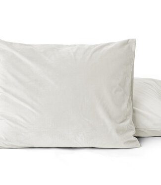 Sleeptime Velours 2-in-1 kussenslopen crème