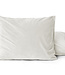 Velours 2-in-1 kussenslopen crème