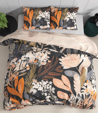 Dreamhouse Mystieke tuin Zwart 200X200/220 + 2 x kussenslopen 60x70