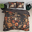 Dreamhouse Art bloemen bruin 200x200/220 + 2 x kussenslopen 60x70