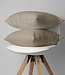 Flanellen 2-in-1 kussenslopen taupe