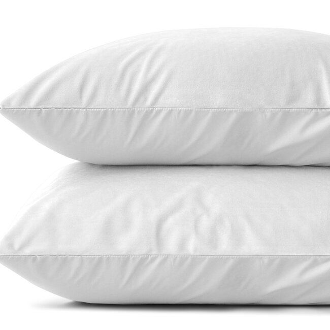 Velvet 2-in-1 kussenslopen wit
