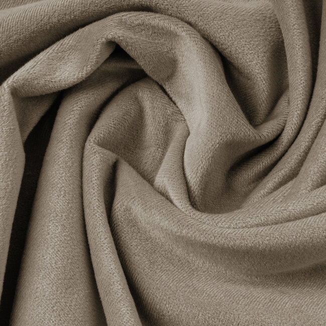 Fluwelen kussenslopen set van 2 Taupe/Grijs 60 x 70 cm