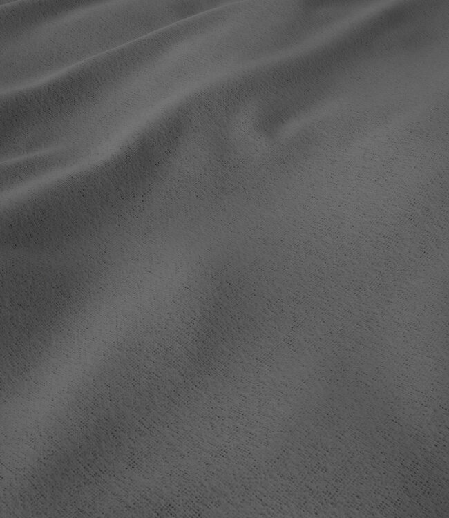 Flanellen 2-in-1 kussenslopen antraciet